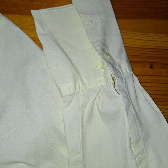 Vintage Chadwicks Pale Yellow Button-Up Long sleeve Top - Picture 5 of 6